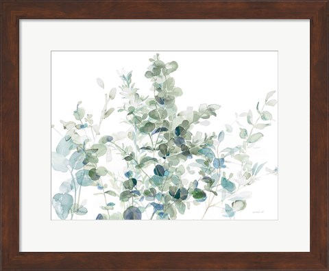 Framed Eucalyptus I Cool Print