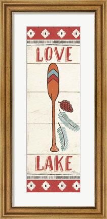 Framed Vintage Lake XII Print