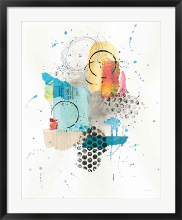 Framed Abstract Skyline II Print