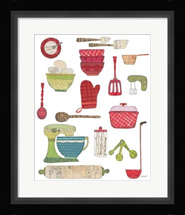 Framed Cool Kitchen III Print