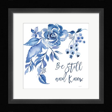 Framed Delft Delight I Know Print