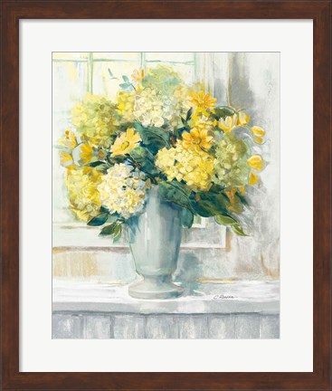 Framed Endless Summer Bouquet II Yellow Print