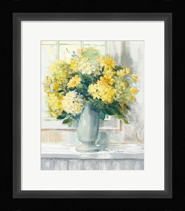 Framed Endless Summer Bouquet II Yellow Print
