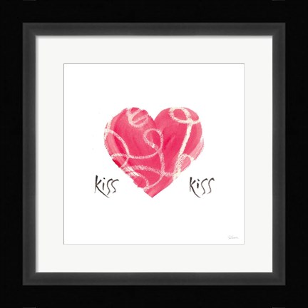 Framed Kiss Kiss Print