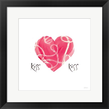 Framed Kiss Kiss Print