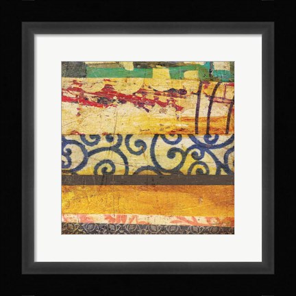 Framed Urban Mixed Bag III Print