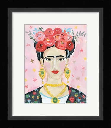 Framed Homage to Frida Print
