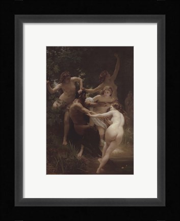 Framed Nymphs and Satyr Print