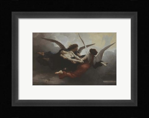 Framed Une Ame Au Ciel (A Soul in Heaven), 1878 Print