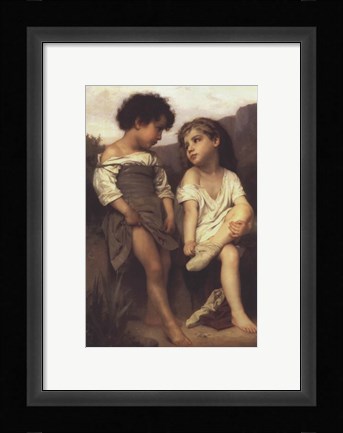 Framed At the Edge of the Brook Print