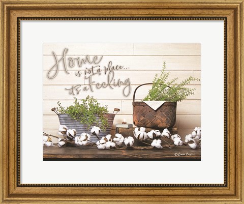 Framed Home is Not a Place Print