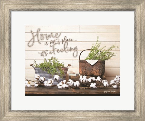 Framed Home is Not a Place Print