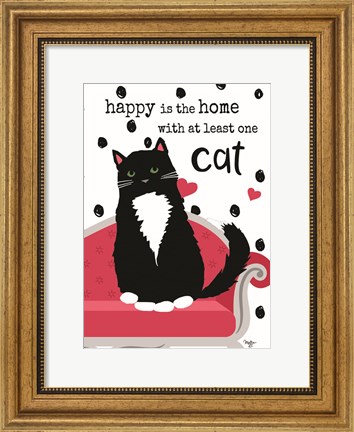 Framed At Least One Cat Print