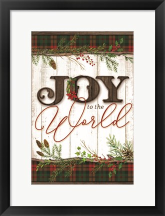 Framed Joy to the World Print