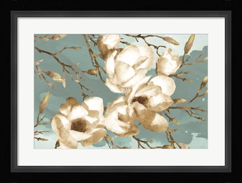 Framed Magnolia I Print