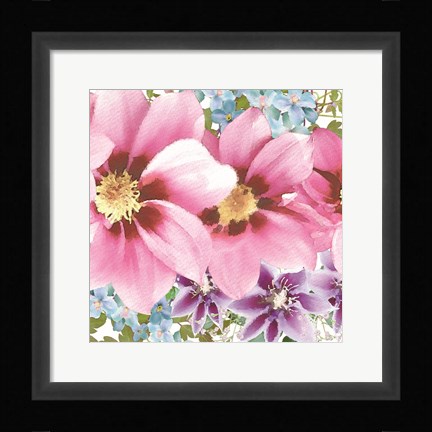 Framed Clematis IV Print