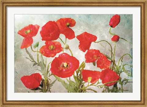 Framed Poppies Print