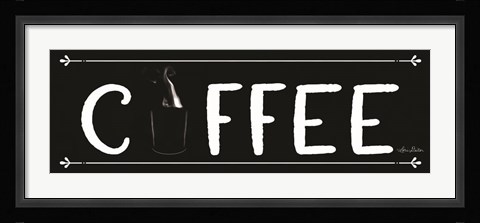 Framed Coffee Banner Print
