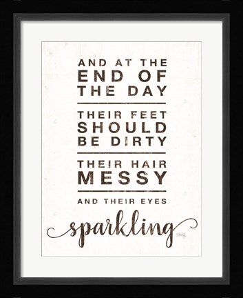 Framed End of the Day Print