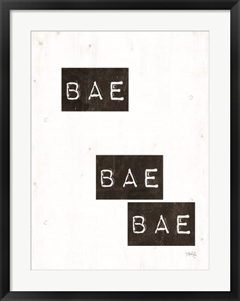 Framed Bae Bae Bae Print