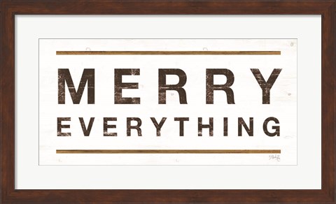 Framed Merry Everything Print