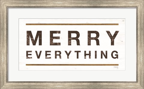 Framed Merry Everything Print