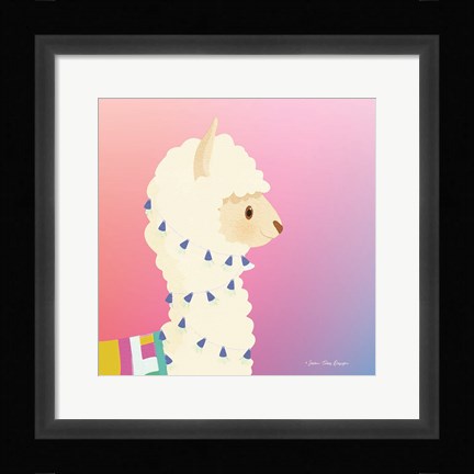 Framed Llama Print