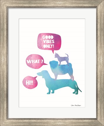 Framed Dogs Print