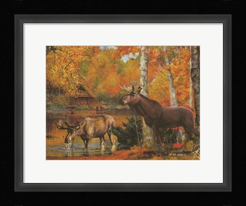 Framed Peaceful Retreat Print