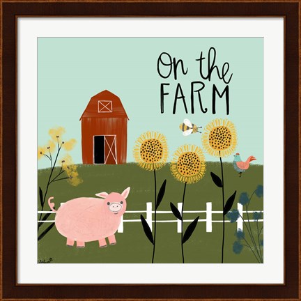 Framed On the Farm Print