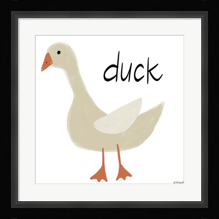 Framed Duck Print