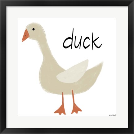 Framed Duck Print
