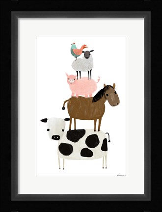Framed Farm Buddies Print