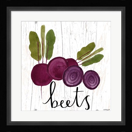 Framed Beets Print