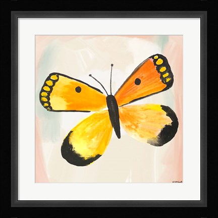 Framed Butterfly IV Print