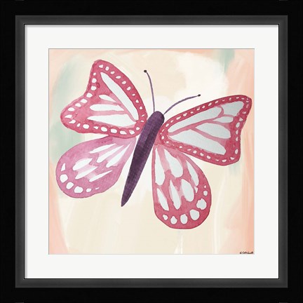 Framed Butterfly V Print