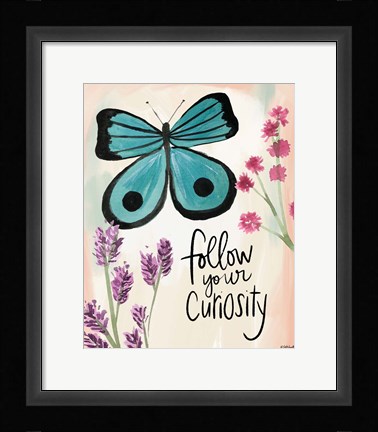 Framed Follow Your Curiosity Print