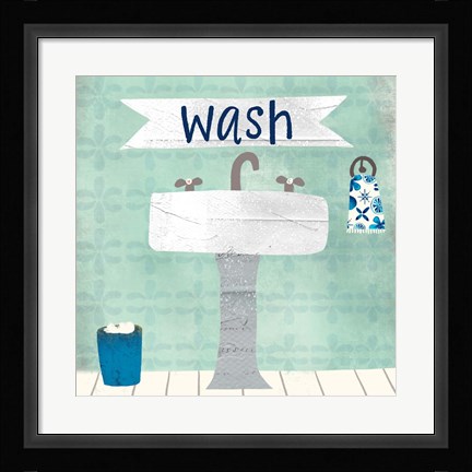 Framed Wash Print