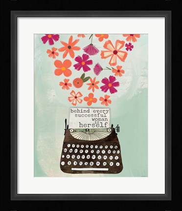 Framed Successful Woman Print