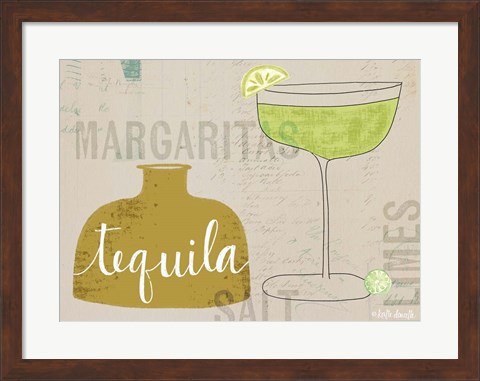 Framed Margaritas Print
