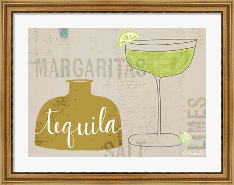 Framed Margaritas Print