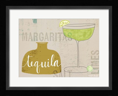 Framed Margaritas Print