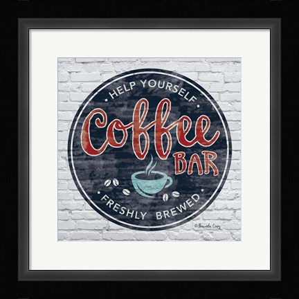Framed Coffee Bar Print