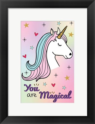 Framed You Are Magical Print