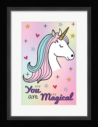 Framed You Are Magical Print
