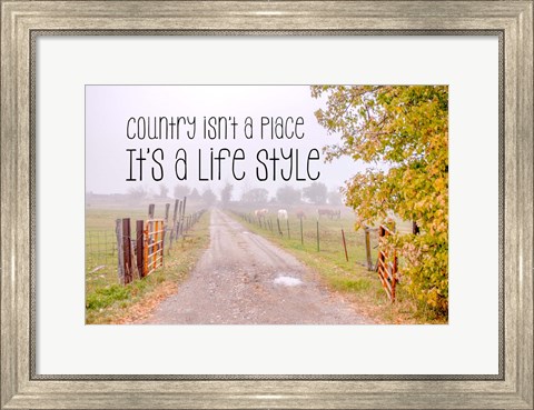 Framed Country Style Print