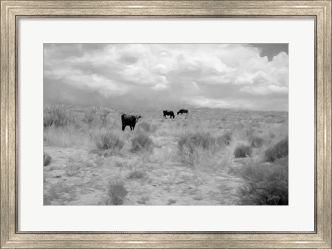 Framed Grazin on Grass Print