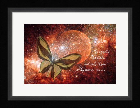 Framed He Counts the Stars Print