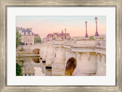 Framed Paris at Dawn Print