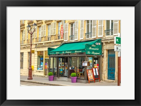 Framed Paris Brasserie Print